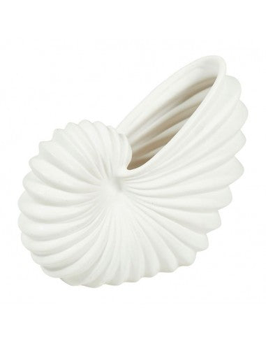 VASE ESCARGOT DOLOMITE BLANC