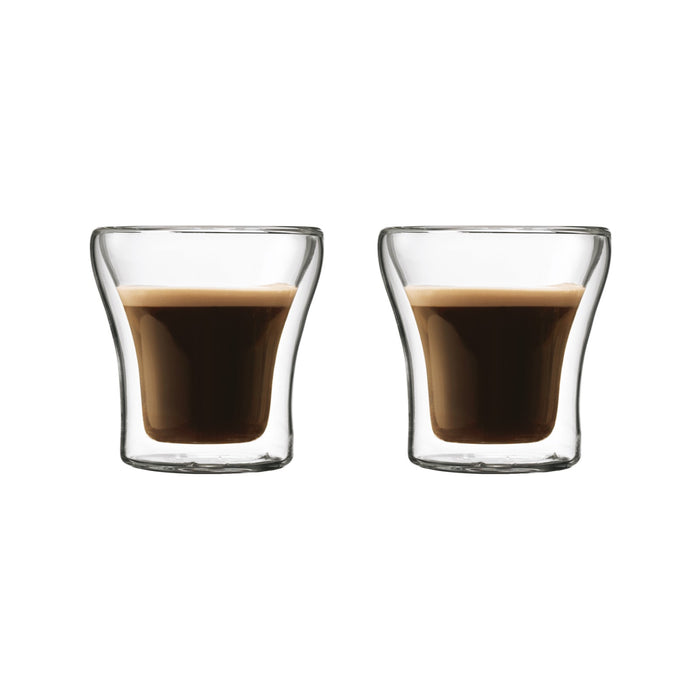 LOT DE 2 VERRES BODUM 10CL ASSAM