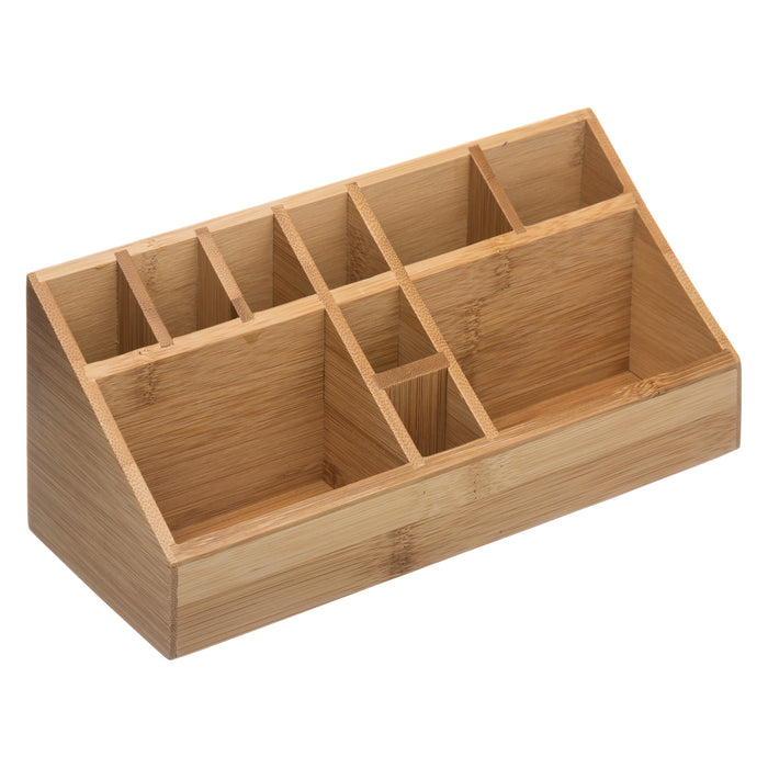 ORGANISATEUR COMPARTIMENTÉ BAMBOU NATUREL 23X9.5