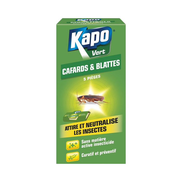 5 PIÈGES À CAFARDS KAPO