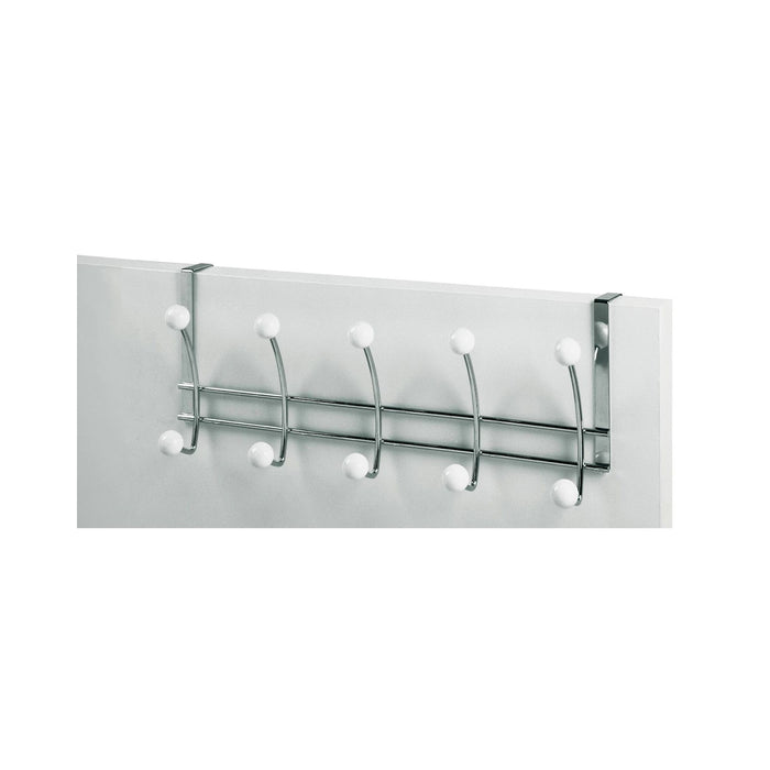 PATÈRE 5 TÊTES DOUBLE TWIN CHROMÉ