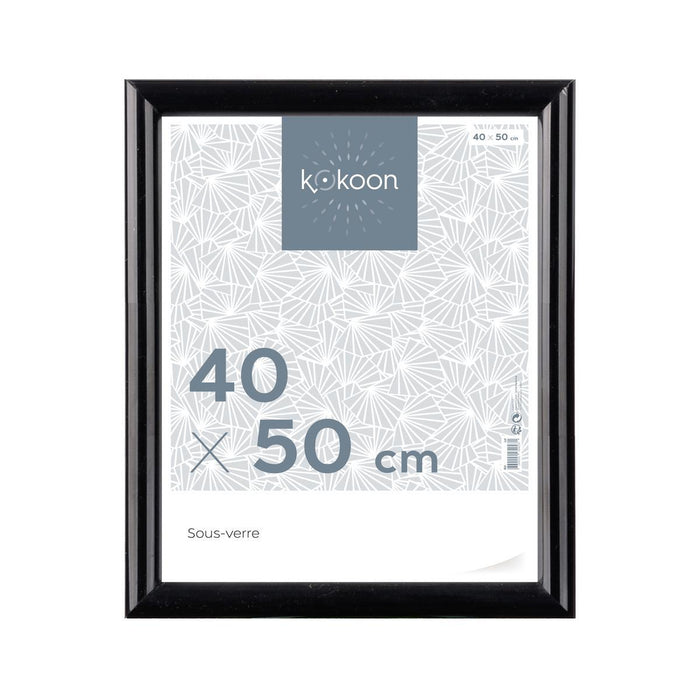 CADRE PVC NOIR 40X50CM