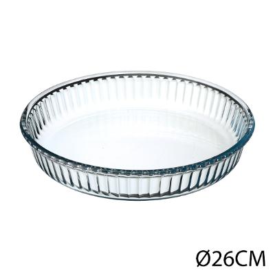 PLAT À TARTE EN VERRE 26CM