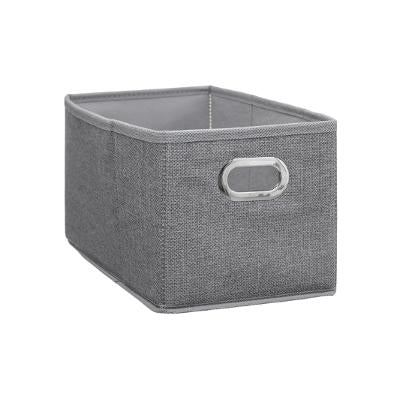 BOITE DE RANGEMENT CHINÉ GRIS CLAIR 15X31