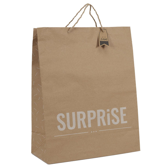 SAC CADEAU KRAFT SURPRISE 40X18X50