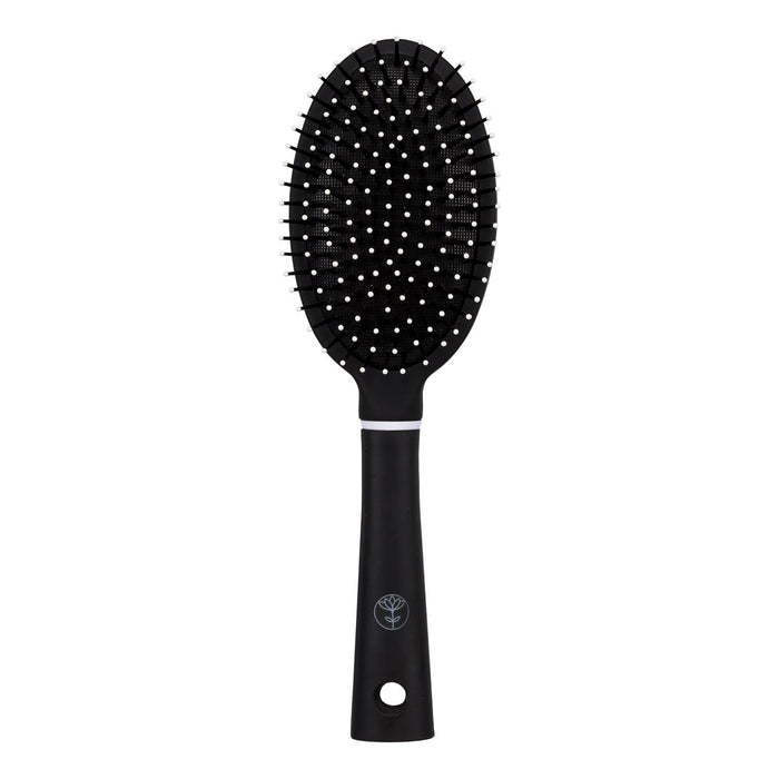 BROSSE A CHEVEUX RONDE NOIR-BLANC