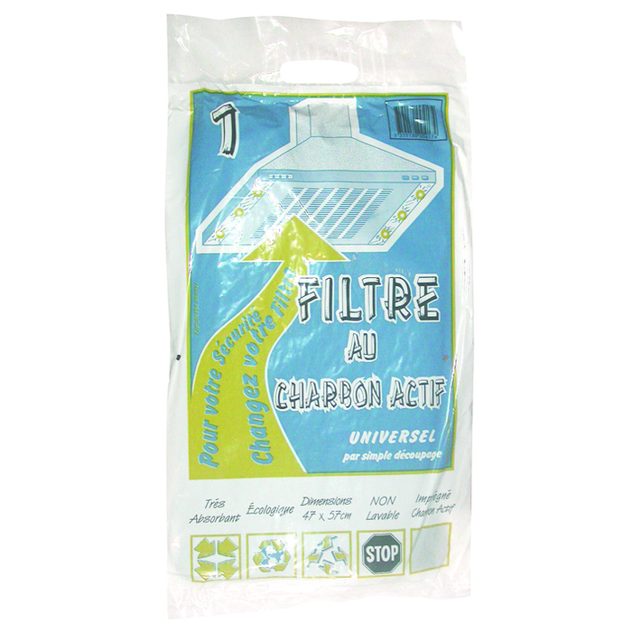 FILTRE HOTTE CHARBON ACTIF 555E