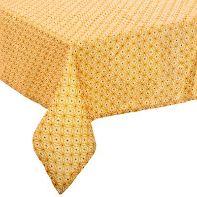 NAPPE ANTITACHES MOTIFS PATY JAUNE 140X240