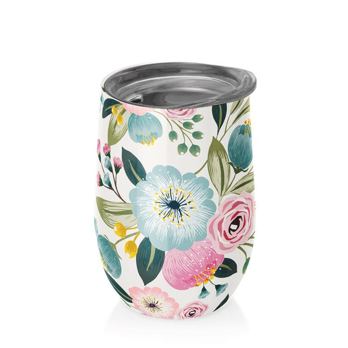 MUG ISOTHERME PASTEL FLOWERS 420ML