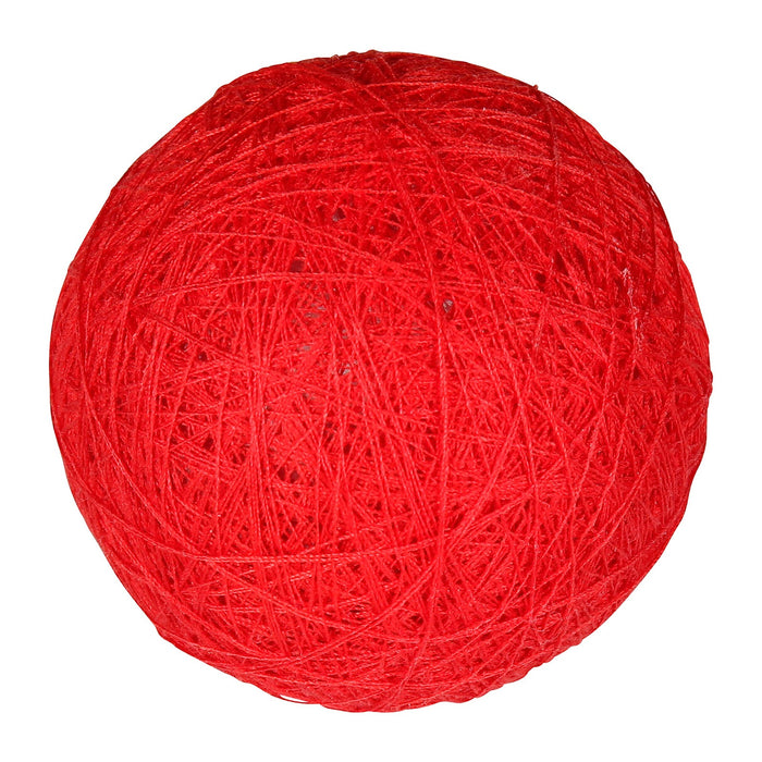 BOULE BOLETTE ROUGE 6CM