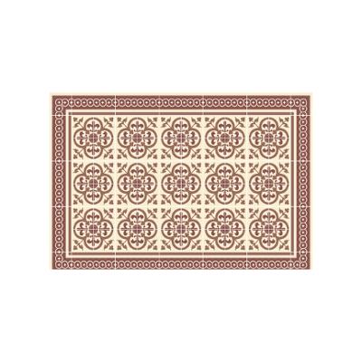 TAPIS VINYLE MOSAIQUE BEIGE 50X75