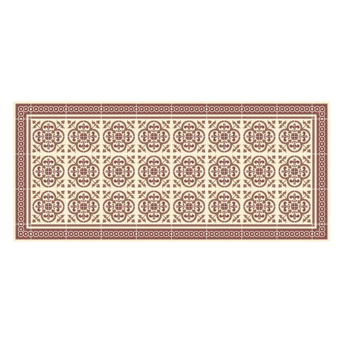 TAPIS VINYLE MOSAIQUE BEIGE 50X112