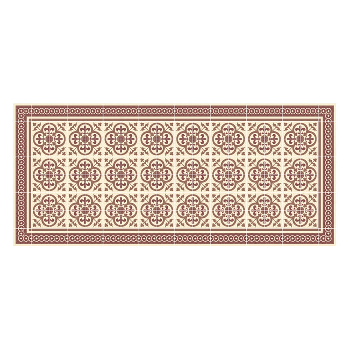 TAPIS VINYLE MOSAIQUE BEIGE 50X112