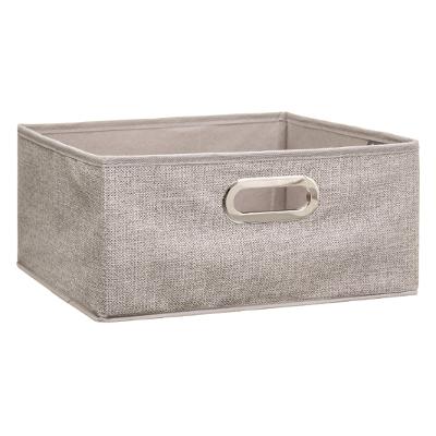 BOITE DE RANGEMENT CHINÉ BEIGE 31X15