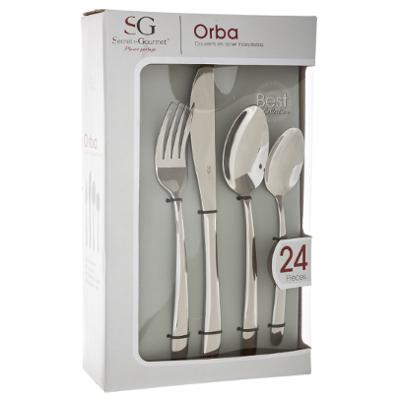 MENAGÈRE ORBA 24 PIÈCES EN INOX