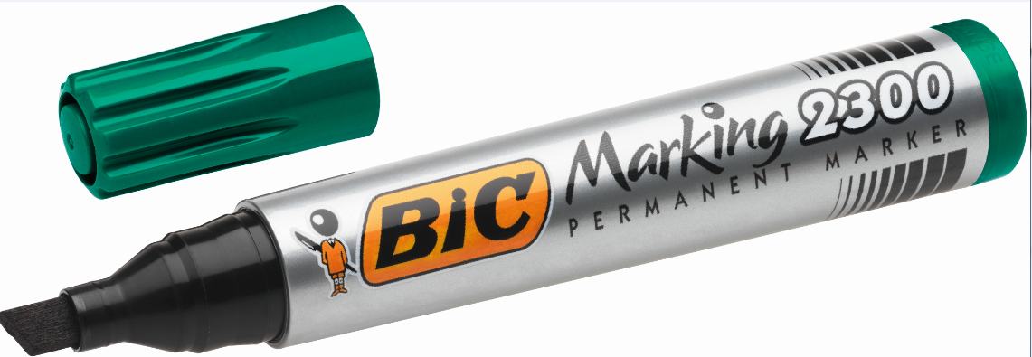 MARQUEUR PERMANENT BIC VERT