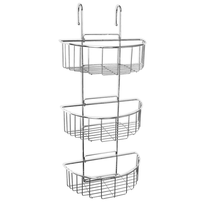 RANGEMENT DE DOUCHE 3 NIVEAUX AVEC CROCHET 60X27.5