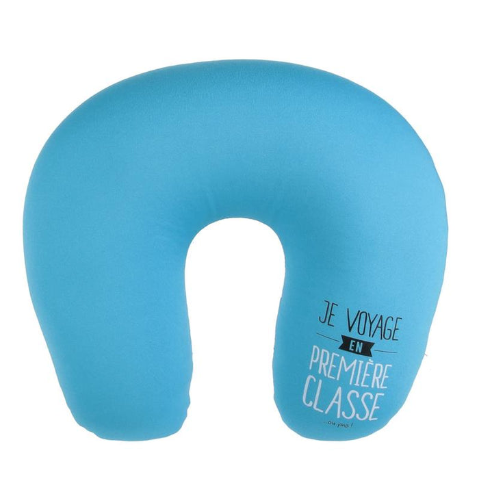 COUSSIN DE NUQUE BLEU MICROBILLES