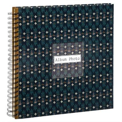 ALBUM SPIRALE MOTIFS BLEU 240 PHOTOPHORES