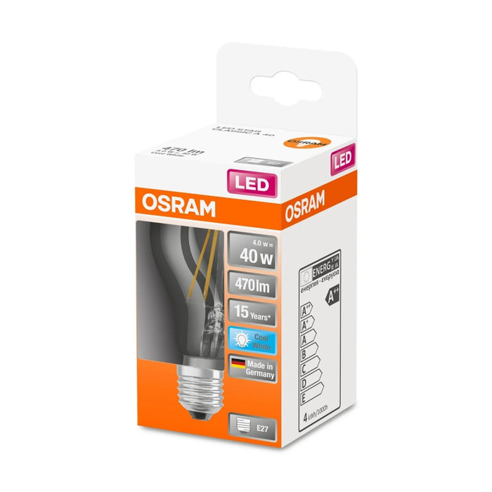 AMPOULE LED 4W E27 STANDARD FIL FROID