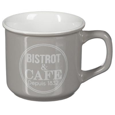 MUG BISTROT GRIS 14CL