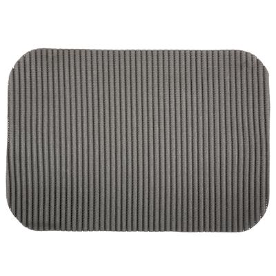 TAPIS EN MOUSSE VAISSELLE OU ÉVIER GRIS 44.5X32