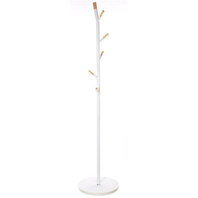 PORTE-MANTEAUX 6 PLACES BLANC 175CM
