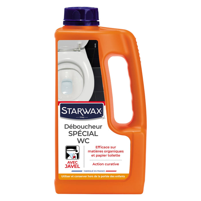 DÉBOUCHEUR WC SANS ACIDE 1L STARWAX