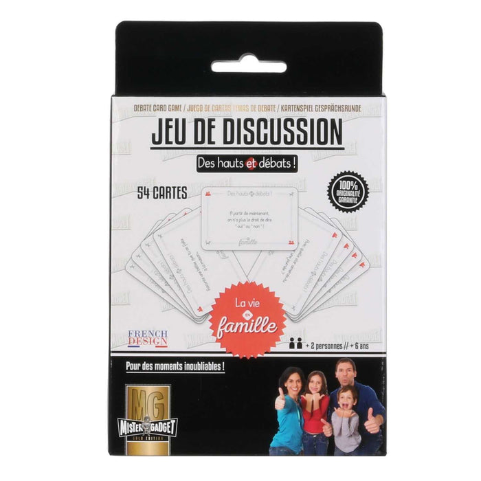 JEU DE CARTES DEBAT FAMILLE