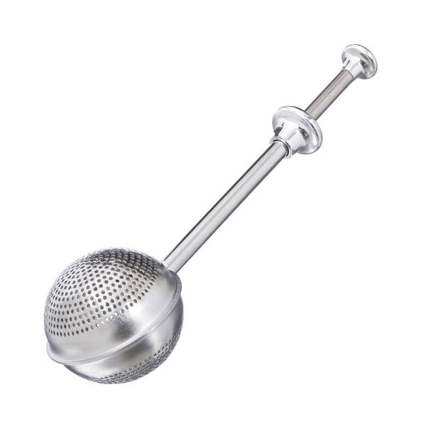 BOULE À THÉ À PISTON INOX