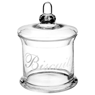 BONBONNIÈRE BISCUITS EN VERRE 19CM
