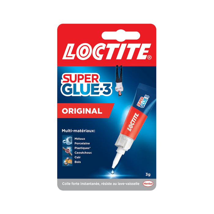 COLLE SUPER GLUE3 LIQUIDE 3G