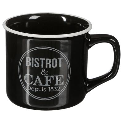 MUG BISTROT NOIR 14CL