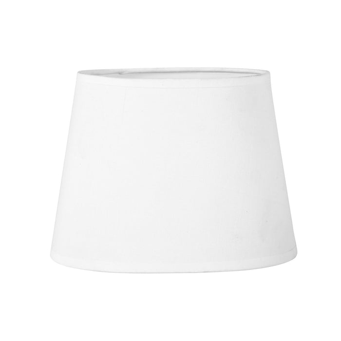 ABAT-JOUR OVAL BLANC 20CM