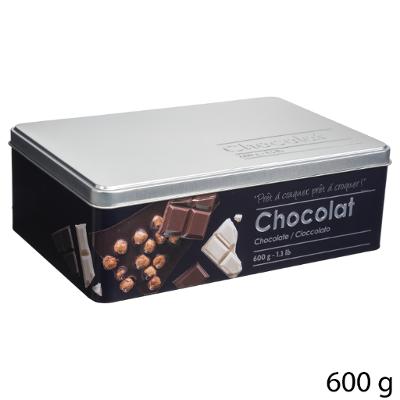 BOITE À TABLETTES DE CHOCOLAT RELIEF NOIR