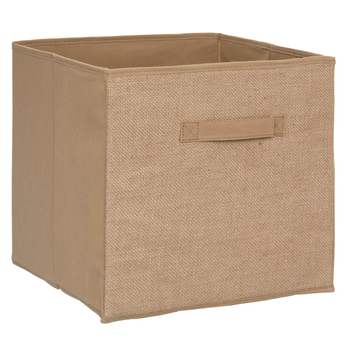 BOÎTE DE RANGEMENT TOILE DE JUTE 31X31