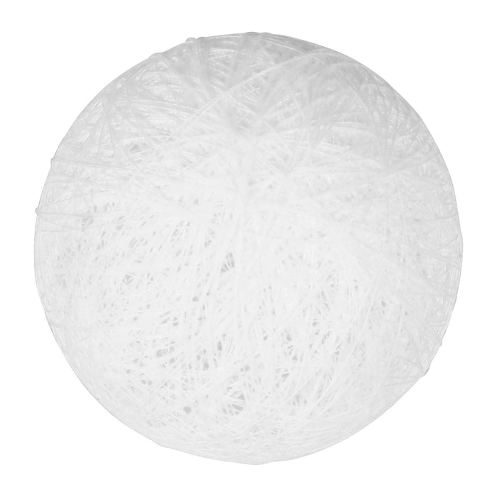 BOULE BOLETTE BLANC 6CM