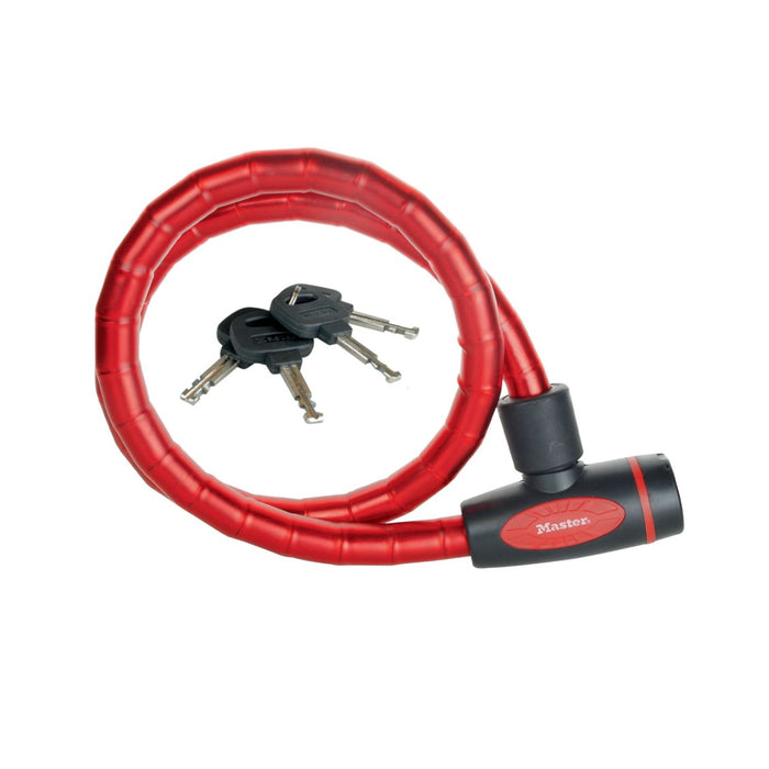 CABLE ANTIVOL 1MX18MM ROUGE