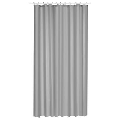 RIDEAU DE DOUCHE EVA GRIS 180X201