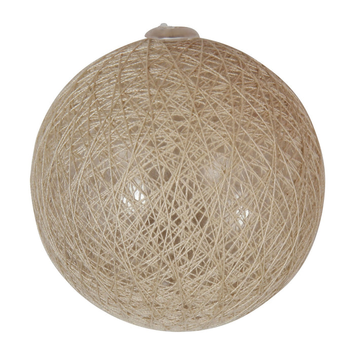 BOULE BOLETTE GRIS CHAUD CLAIR 6CM