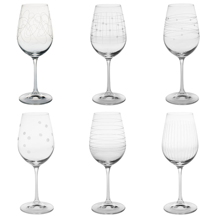 VERRE A PIED GRAPHIK 35CL