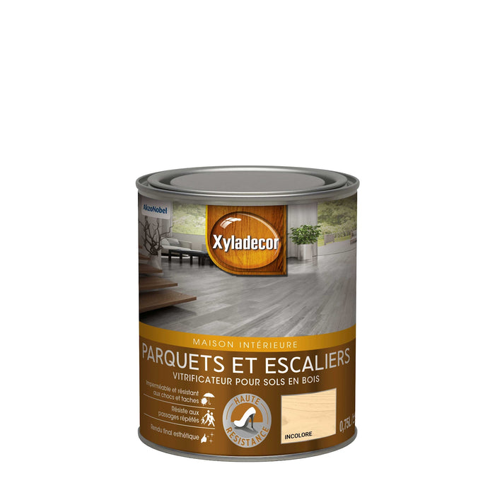 VITRIFICATEUR PARQUETS/ESCALIERS SATIN INCOLORE 0.75L