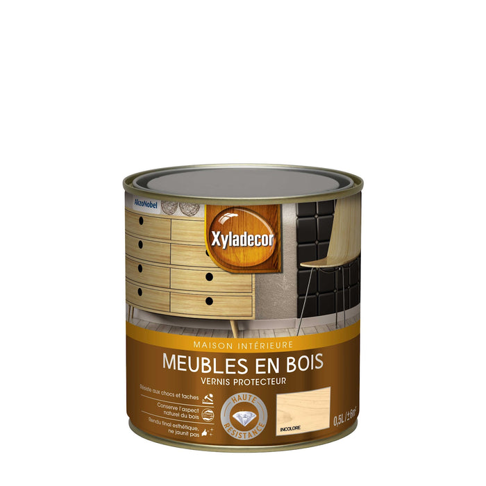 VERNIS MEUBLES EN BOIS MAT INCOLORE 0.5L