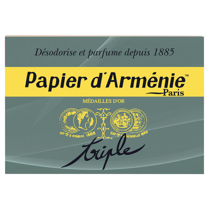 PAPIER ARMÉNIE 12 FEUILLES TRIPLES MARRON