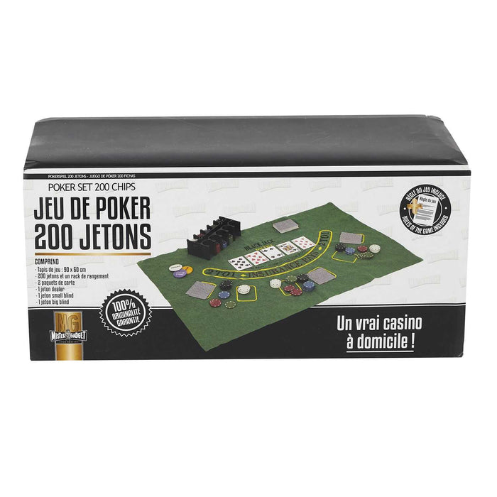 JEU DE POKER 200 JETONS