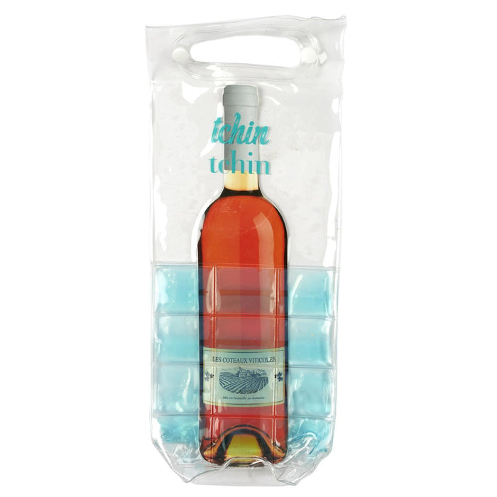 SAC FRAICHEUR POUR BOUTEILLE DE VIN TURQUOISE