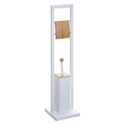 BROSSE WC + DEROULEUR BLANC