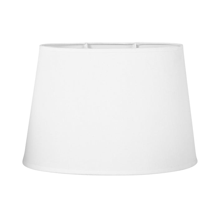 ABAT-JOUR OVAL BLANC 31CM