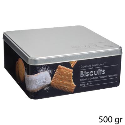 BOITE À BISCUITS RELIEF NOIR