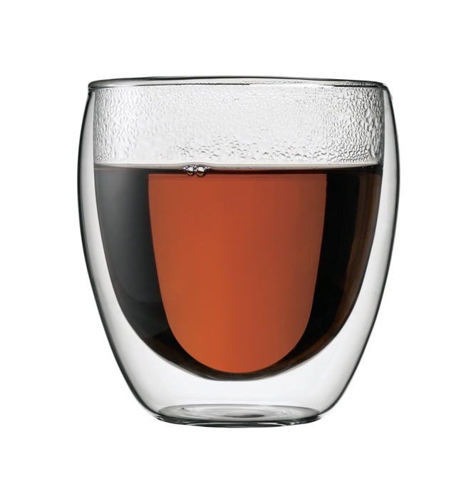 LOT DE 2 VERRES BODUM 25CL PAVINA